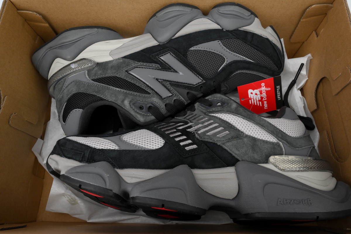 New Balance 9060 Black Castlerock Grey U9060BLK