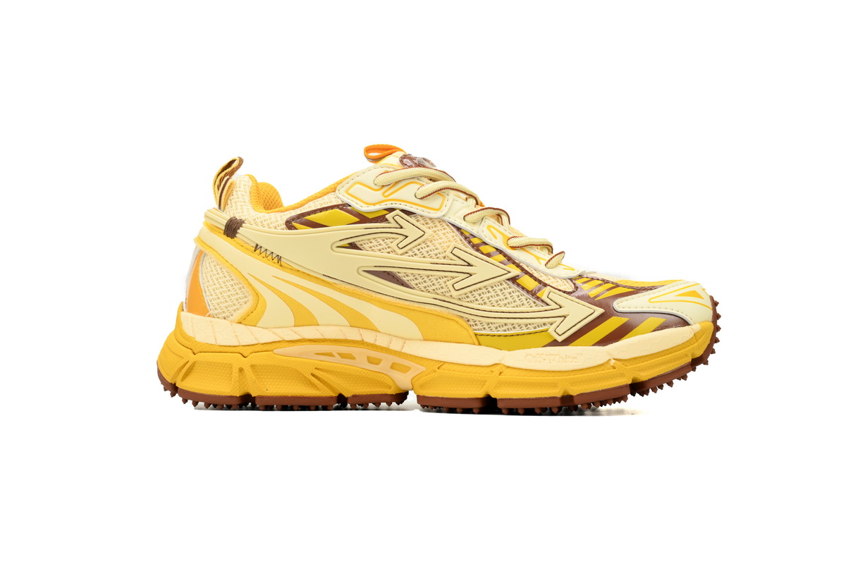 OFF-WHITE Out Of Office OOO Low Tops Yellow OIIA295F24 FAB00 10003