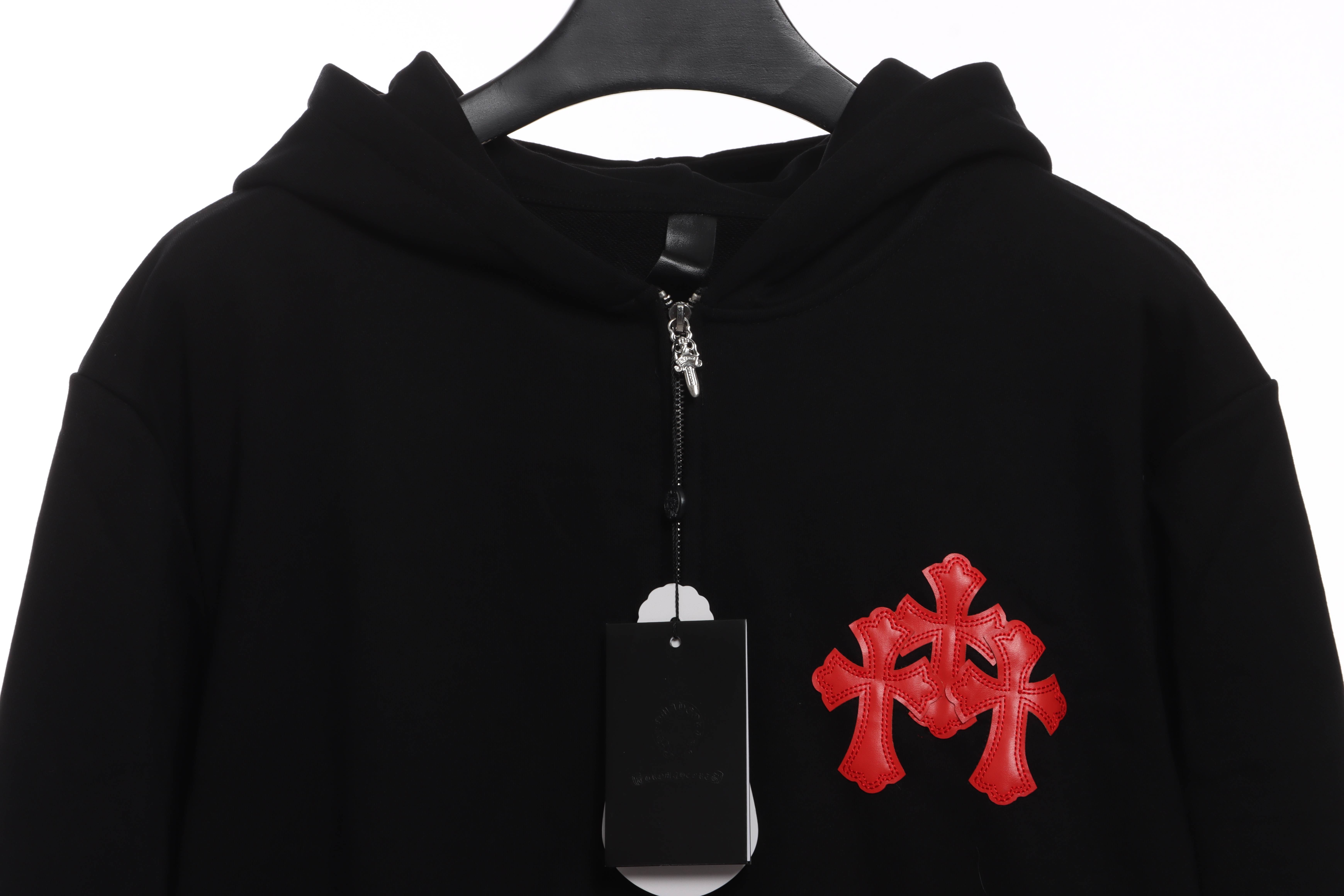 Chrome Heart Zip up Hoodie Red