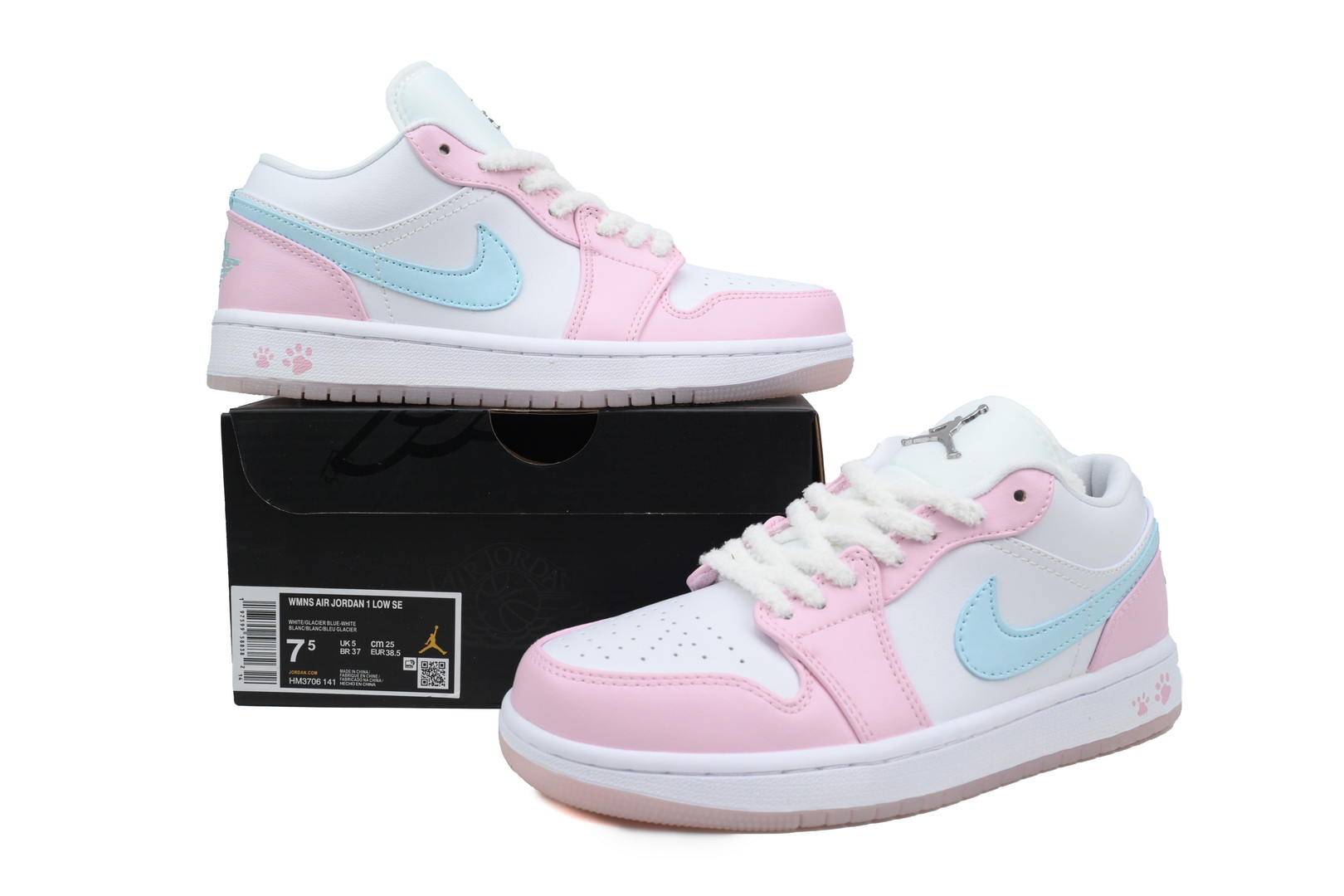 Jordan 1 Low SE Paw Print Pink Foam HM3706-141