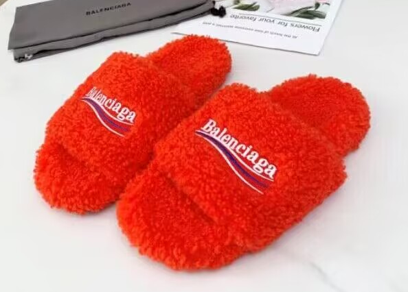 Balenciaga Furry Slide