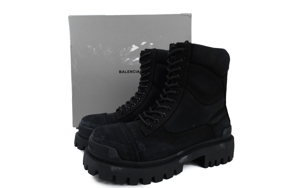 Balenciaga Strike Boots Black