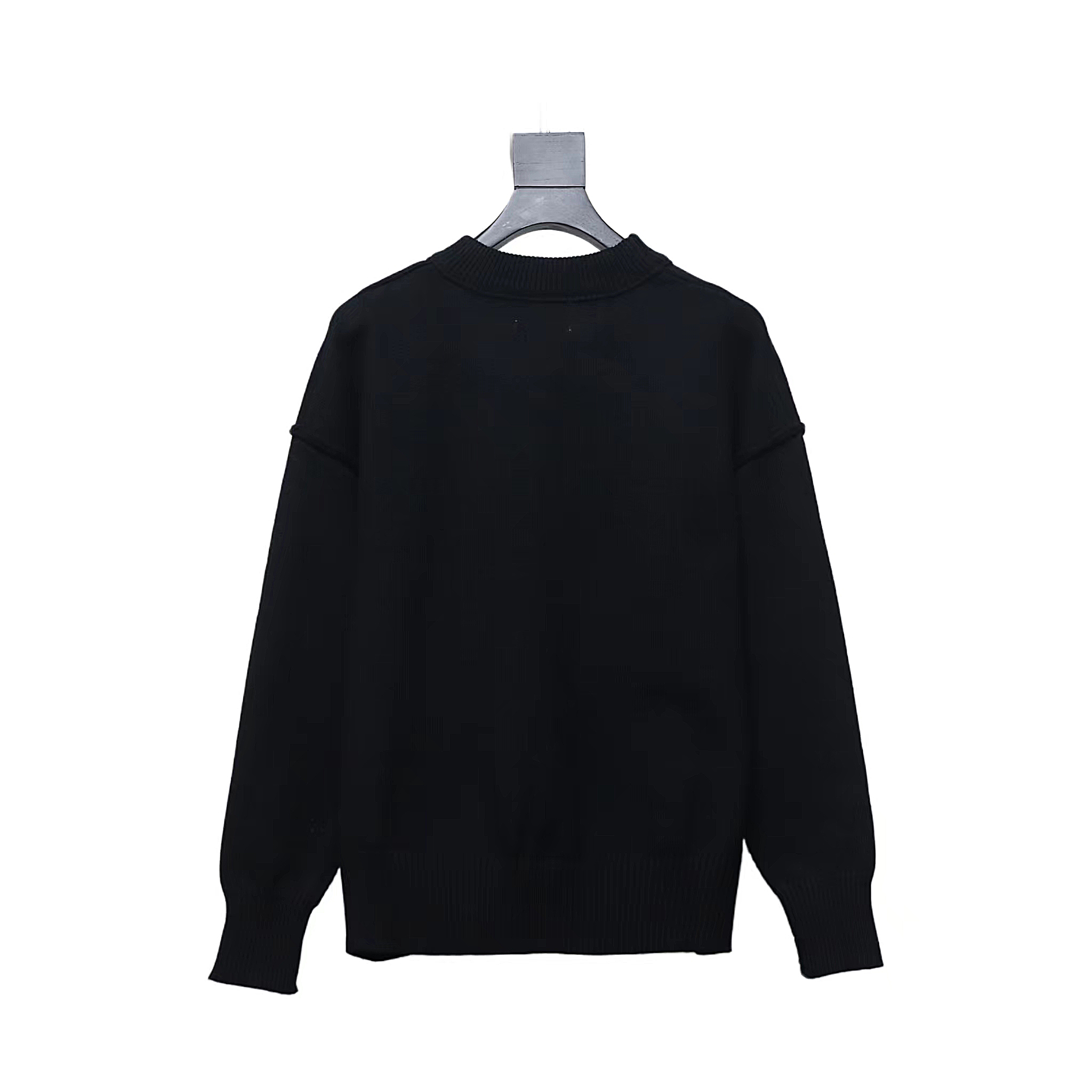 AMI Paris Ami de Coeur Sweater Black