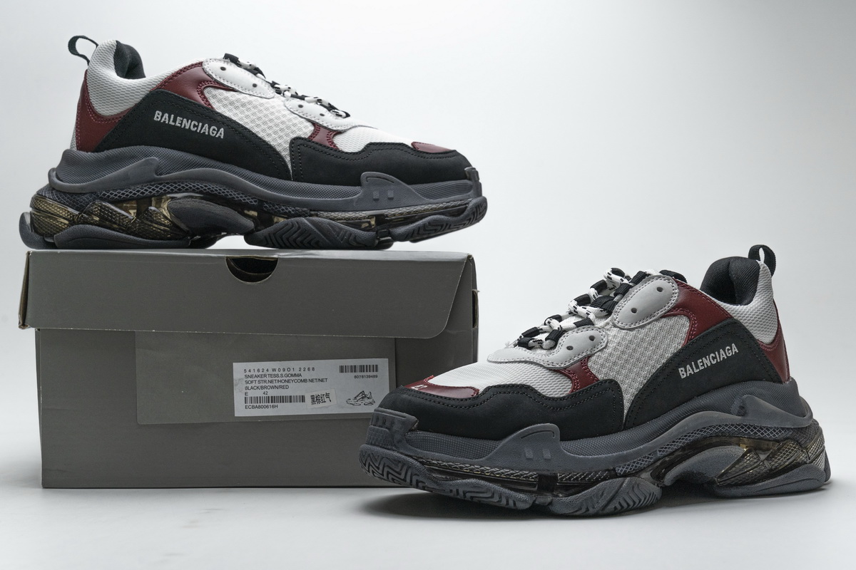 Balenciaga Triple S Black Red 541624 W09O1 2268