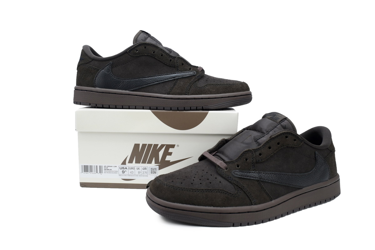 Travis Scott x Air Jordan 1 Retro Low OG SP Velvet Brown DM7866-202