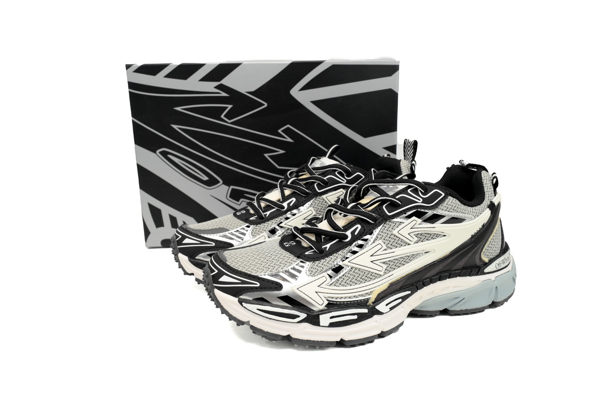 OFF-WHITE Out Of Office Blue Silver white OIIA295F24 FAB00 10001