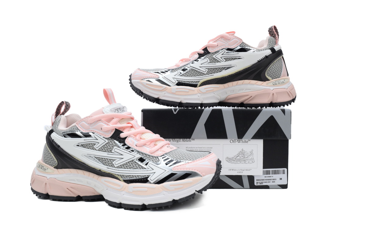 OFF-WHITE Out Of Office Pink White OWIA289F24 FAB00 10931