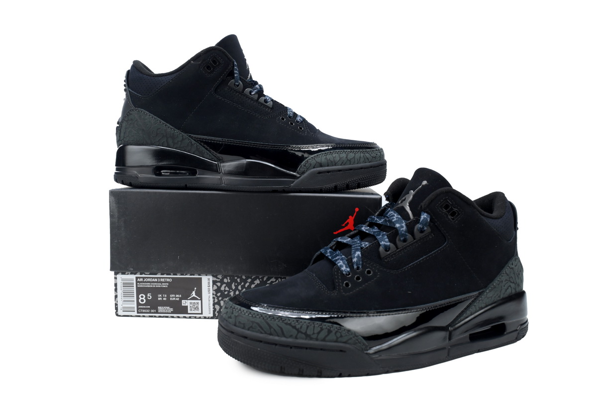 Jordan 3 Retro Black Cat 2025 CT8532-001
