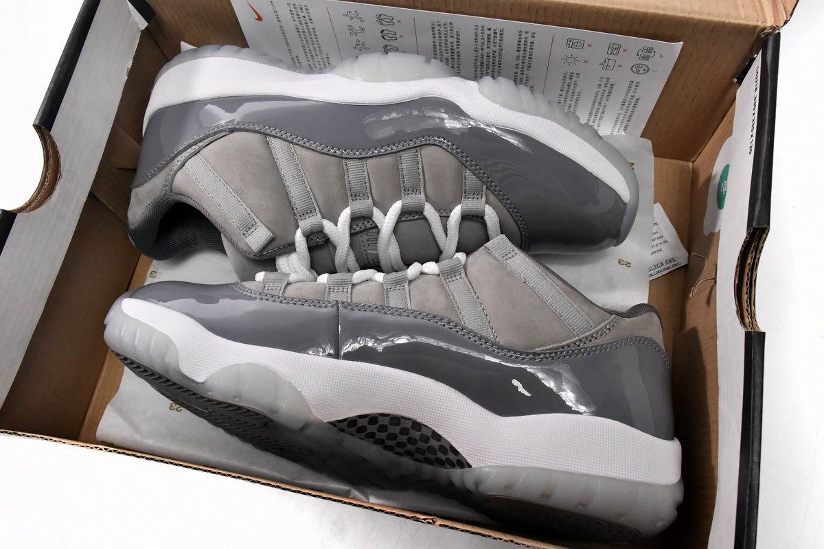 Jordan 11 Retro Low Cool Grey 528895-003