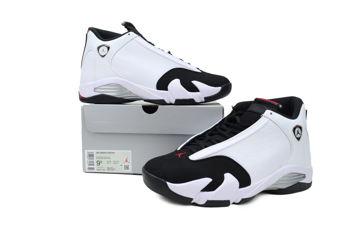 Air Jordan 14 Retro Black Toe 487471-160