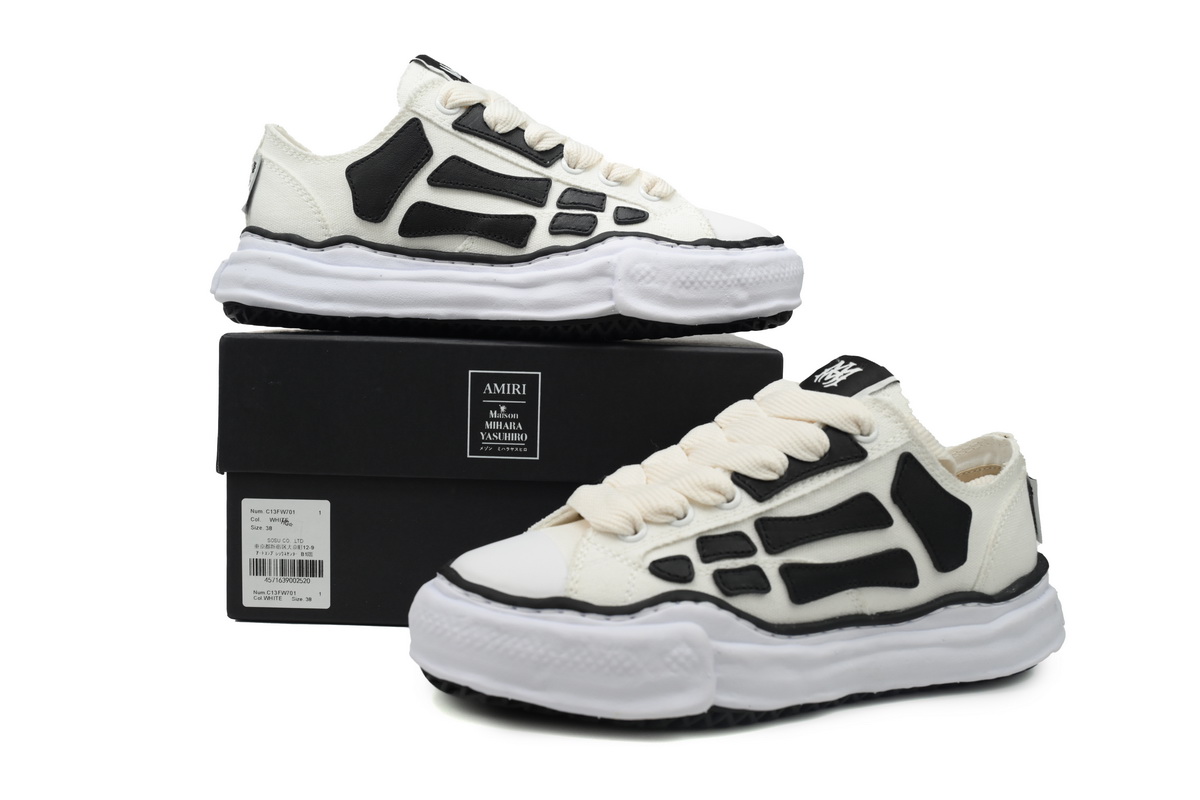 AMIRI MMY Bones x Maison MIHARA YASUHIRO Alabaster