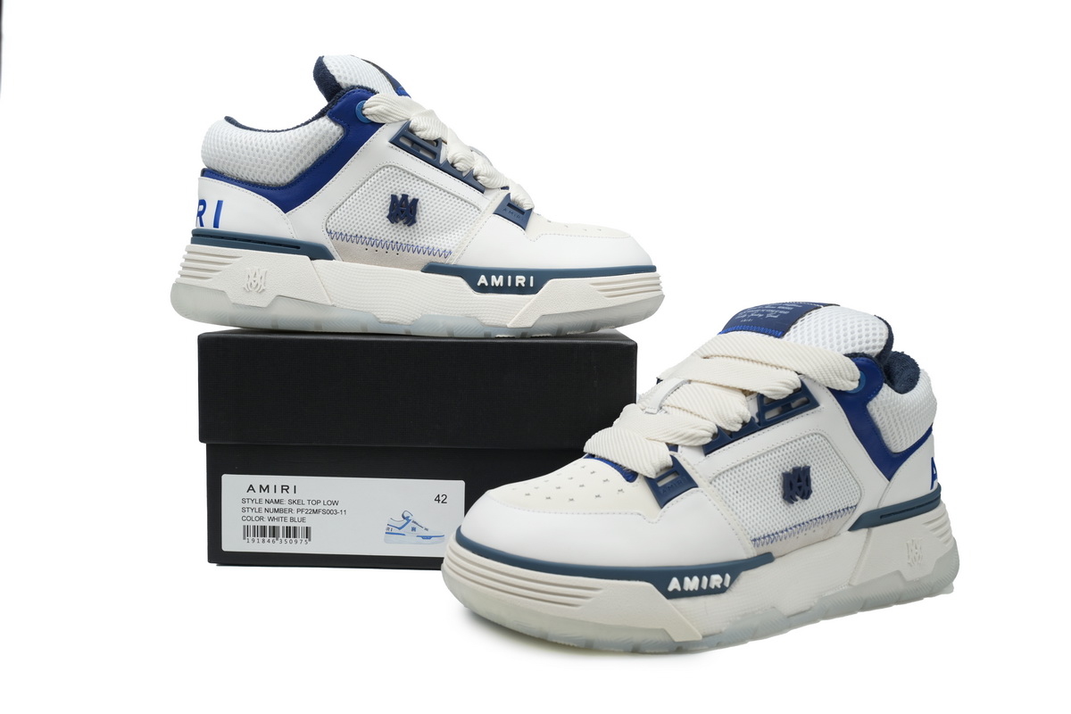 AMIRI MA-1 Leather Dark Blue