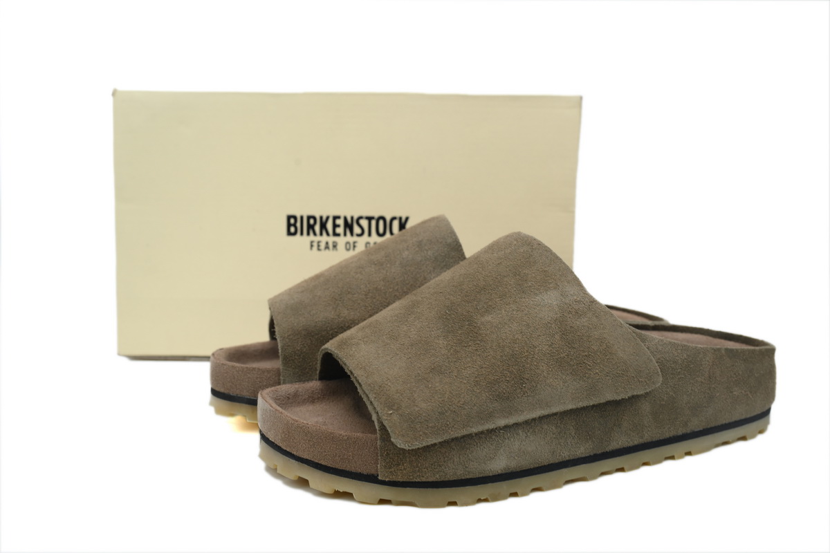 Birkenstock Los Feliz Suede Fear Of God Dark Brown