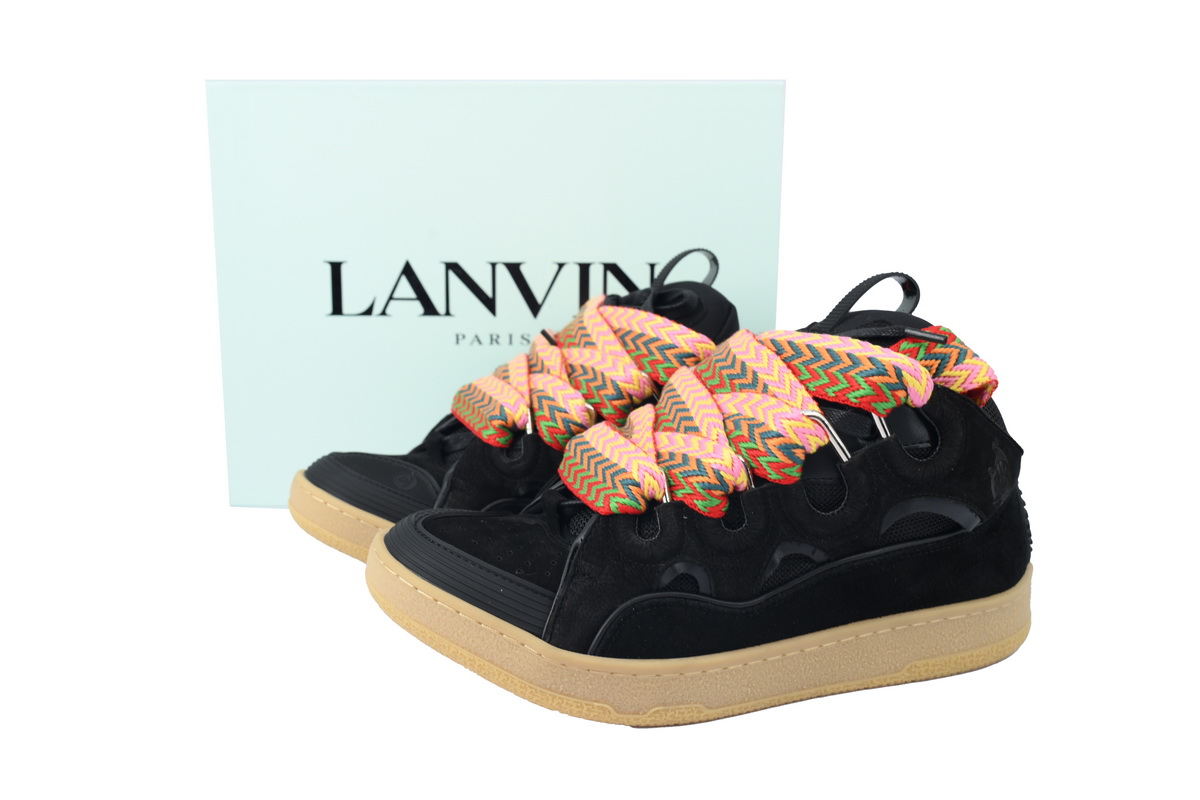 Lanvin Leather Curb Black FM-SKRK11-DRAG-A2010