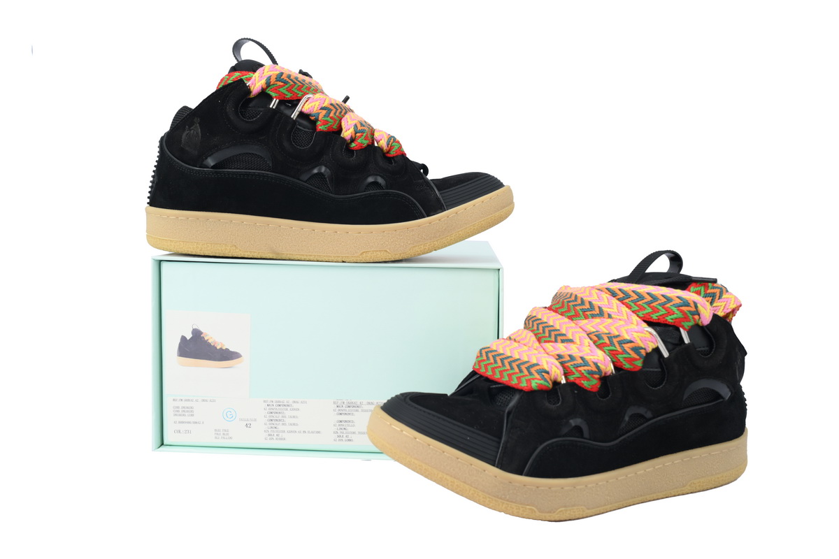 Lanvin Leather Curb Black FM-SKRK11-DRAG-A2010