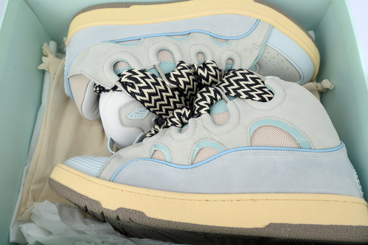 Lanvin Leather Curb Light Blue Gum