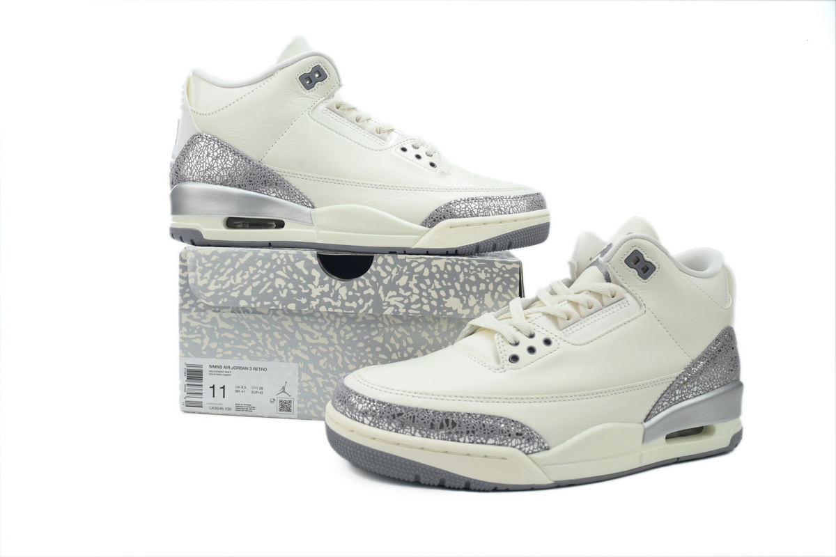 Jordan 3 Retro Sail Cement Grey CK9246-100