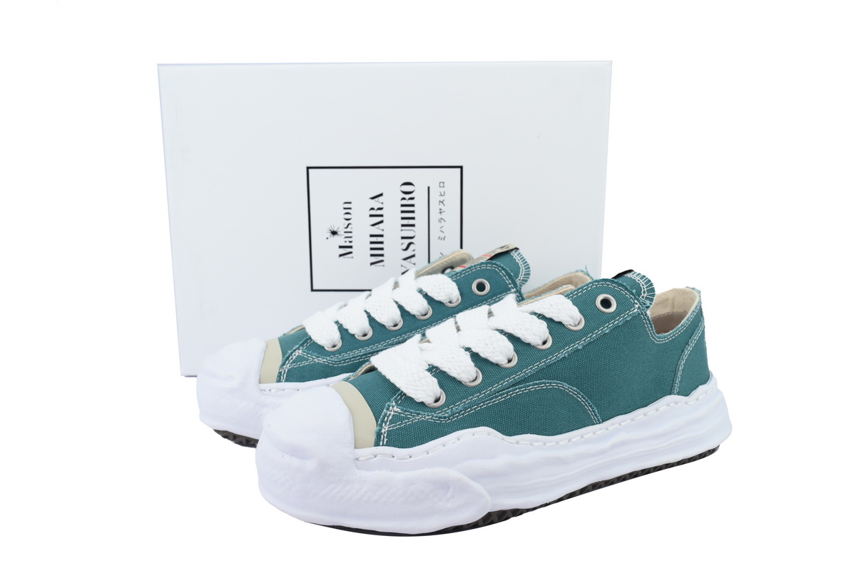 Maison Mihara Yasuhiro Blakey OG Sole Canvas Low Blue