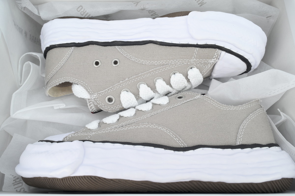 Maison Mihara Yasuhiro Peterson 23 OG Sole Canvas Low Grey