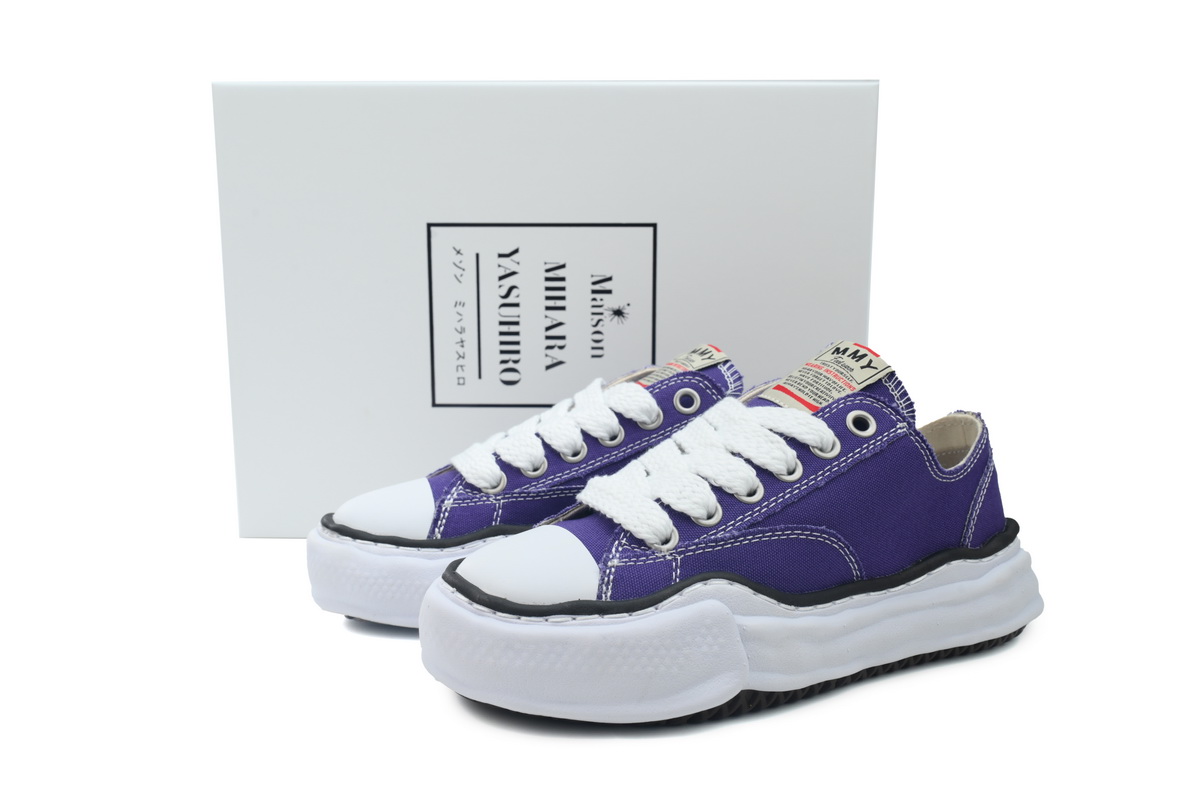 Maison Mihara Yasuhiro Peterson OG Sole Canvas Low Purple