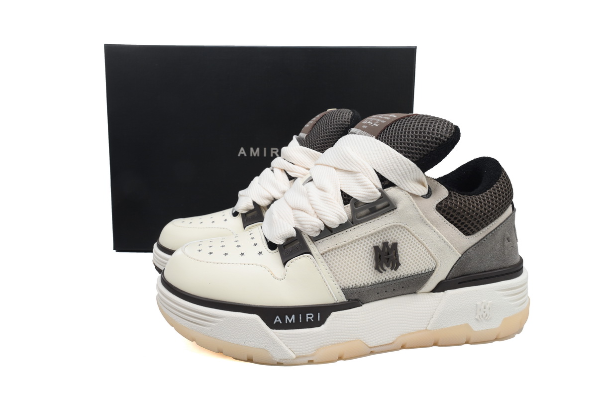 AMIRI MA-1 Leather Black Grey