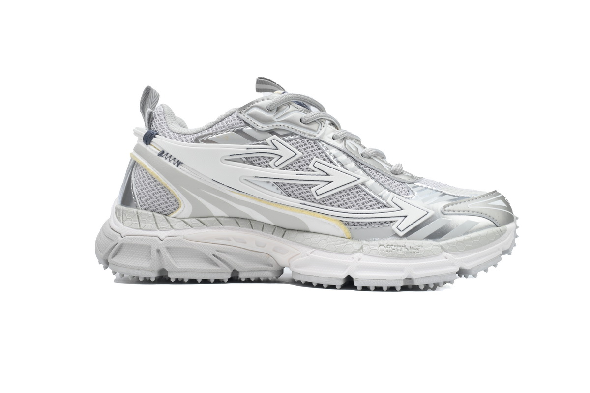 OFF-WHITE Be Right Back Gray Silver OMIA295C99FAB0010972
