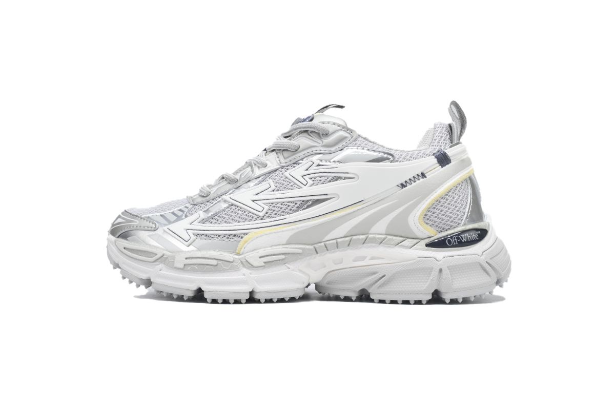 OFF-WHITE Be Right Back Gray Silver OMIA295C99FAB0010972