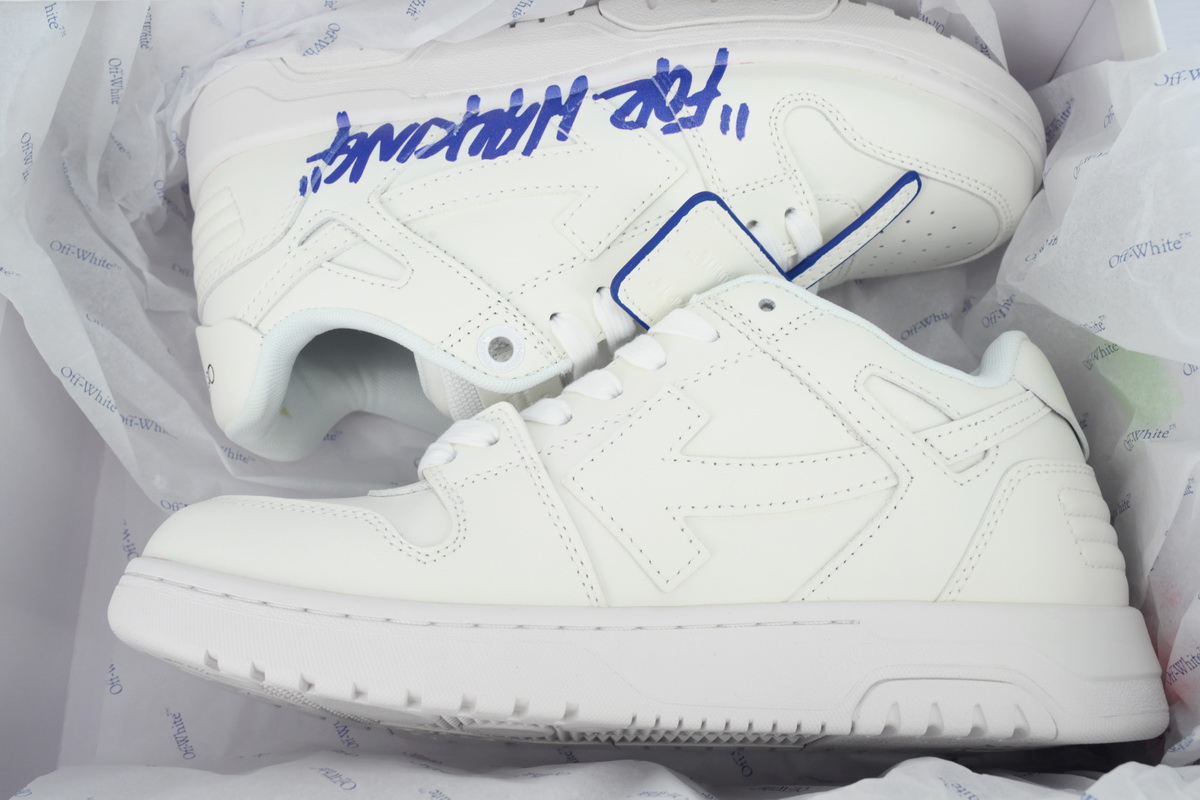 OFF-WHITE Out Of Office White and Blue Letters OMIA189F 24LEA006 0145
