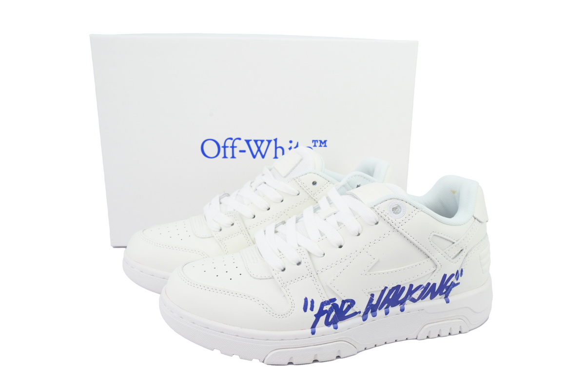 OFF-WHITE Out Of Office White and Blue Letters OMIA189F 24LEA006 0145