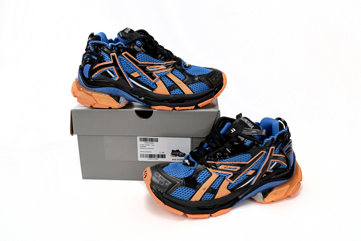 Balenciaga Runner Blue Yellow Black 677402 W3RB2 1120