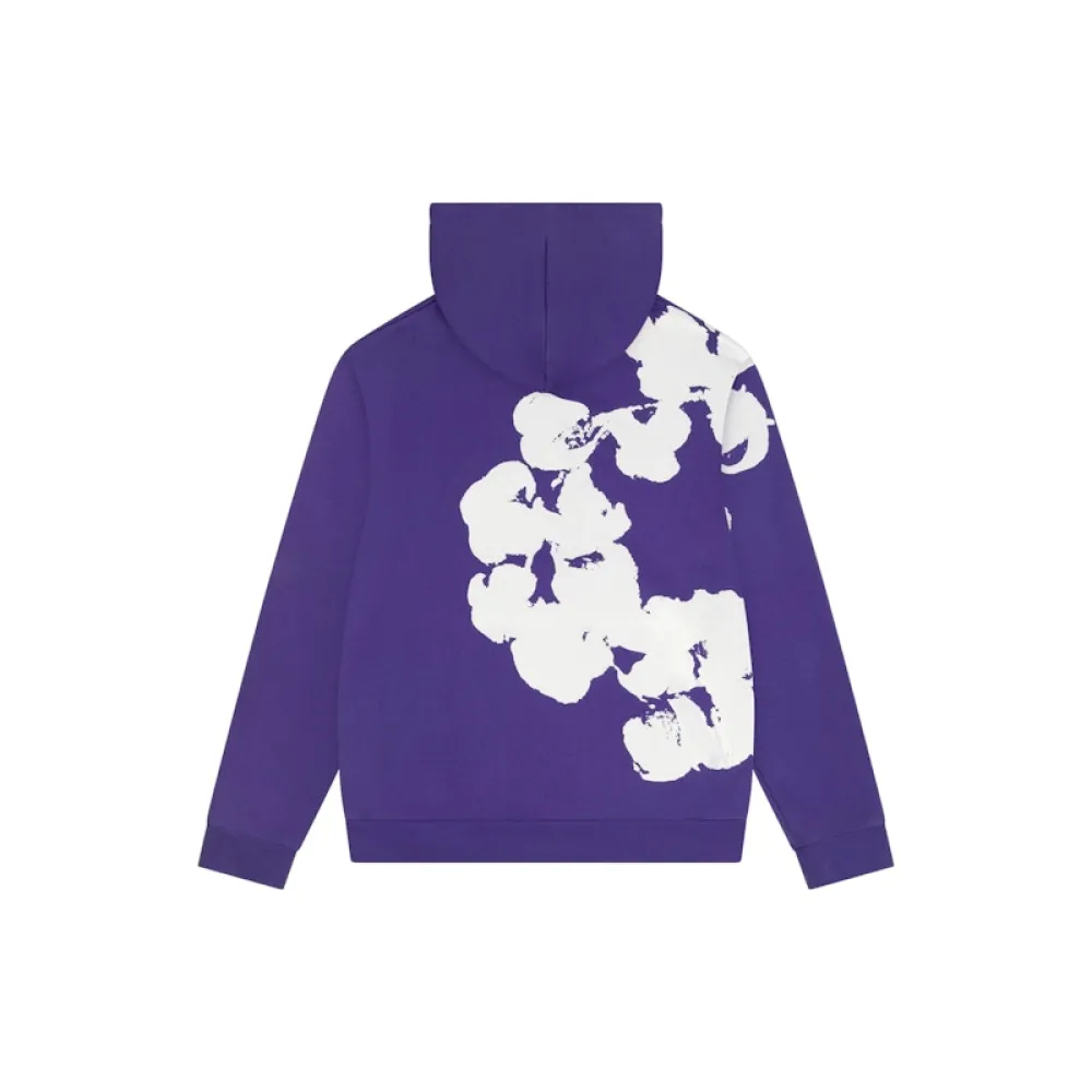Denim Tears Big Cotton Wreath Sweatshirt Purple