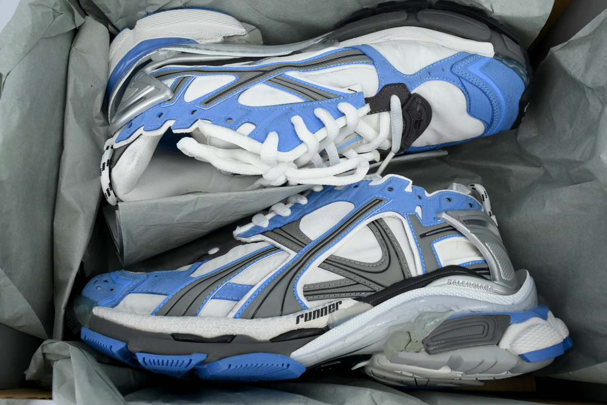 Balenciaga Runner Blue White Grey 772774 W3RNY 4912
