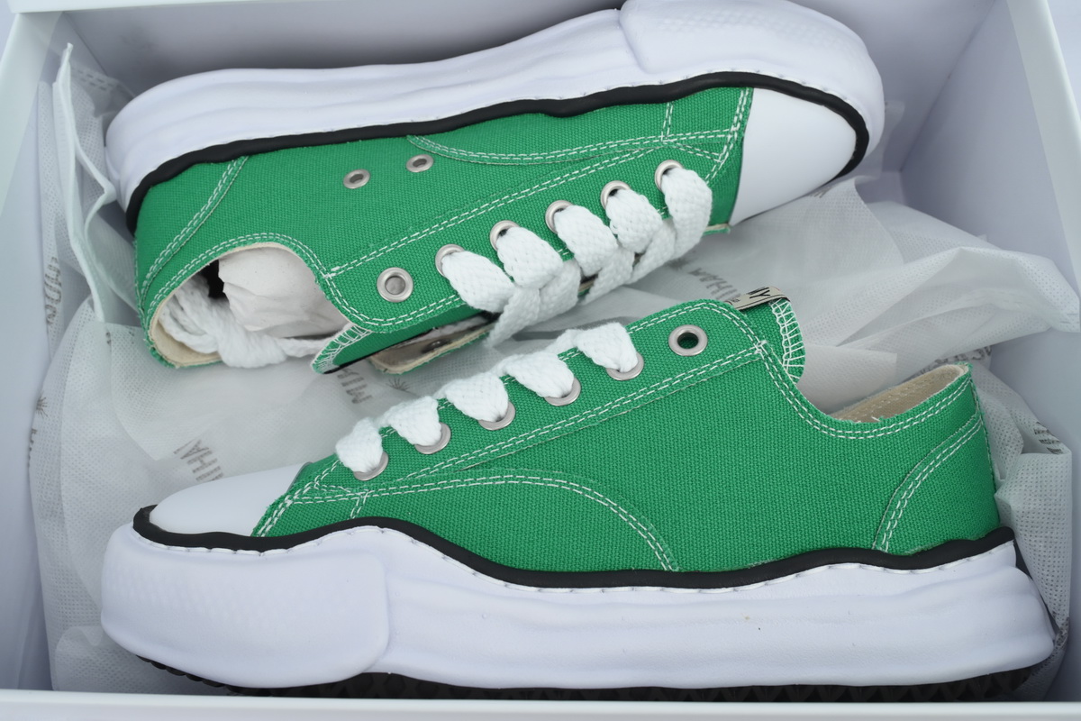 Maison Mihara Yasuhiro Peterson OG Sole Canvas Low Green