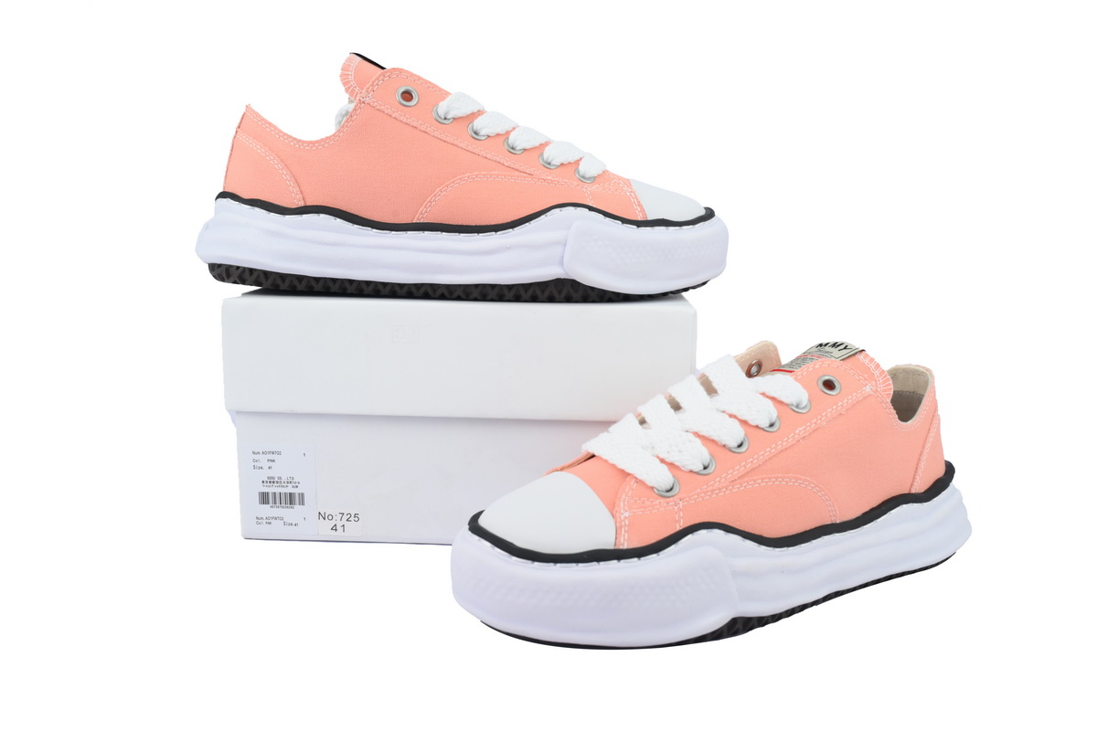 Maison Mihara Yasuhiro Peterson OG Sole Canvas Low Pink