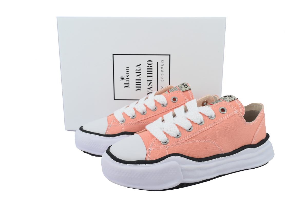 Maison Mihara Yasuhiro Peterson OG Sole Canvas Low Pink