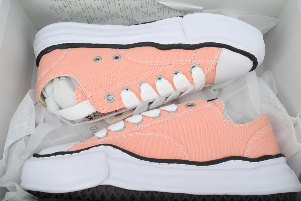 Maison Mihara Yasuhiro Peterson OG Sole Canvas Low Pink