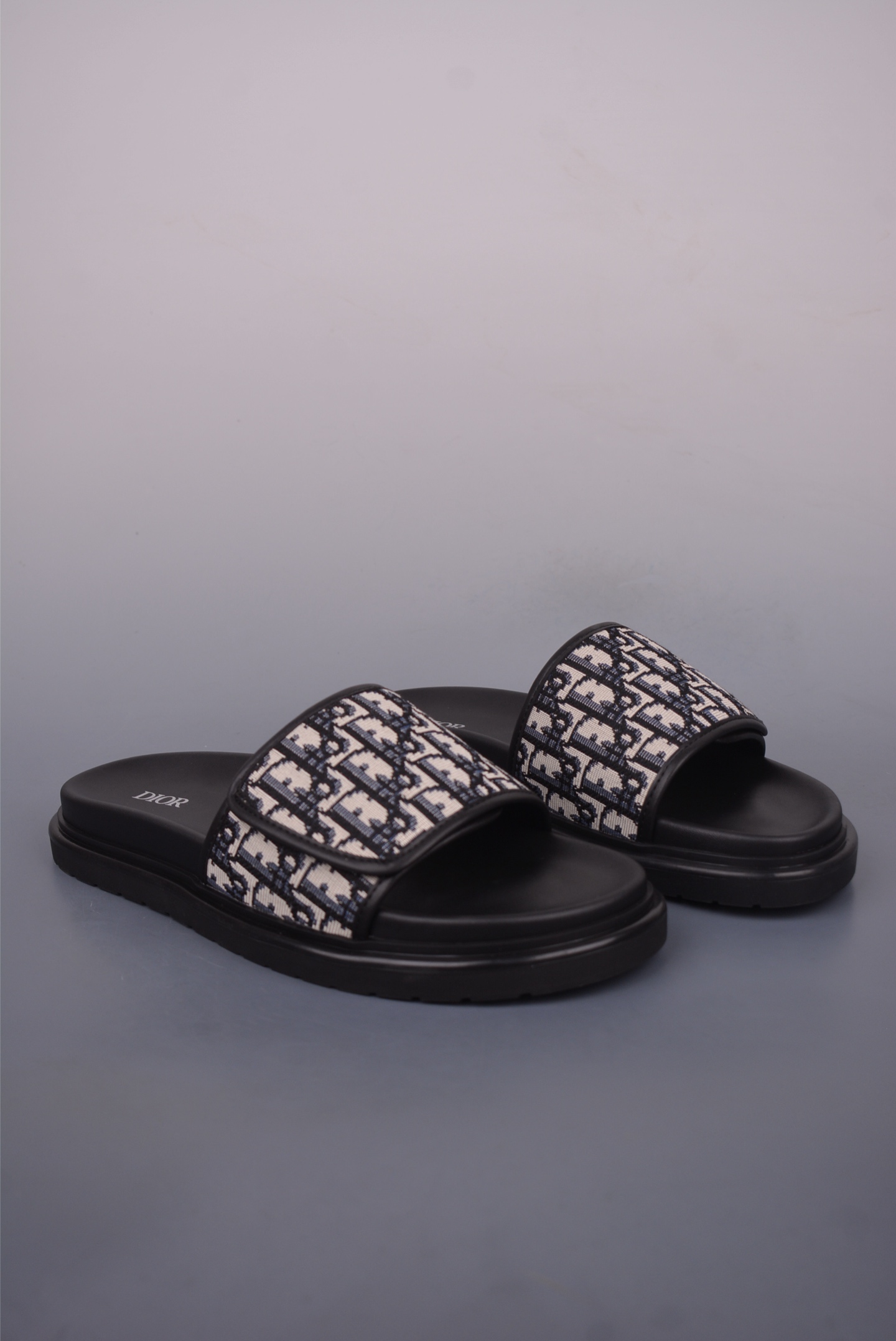 Dior Aqua Sandal Beige and Black