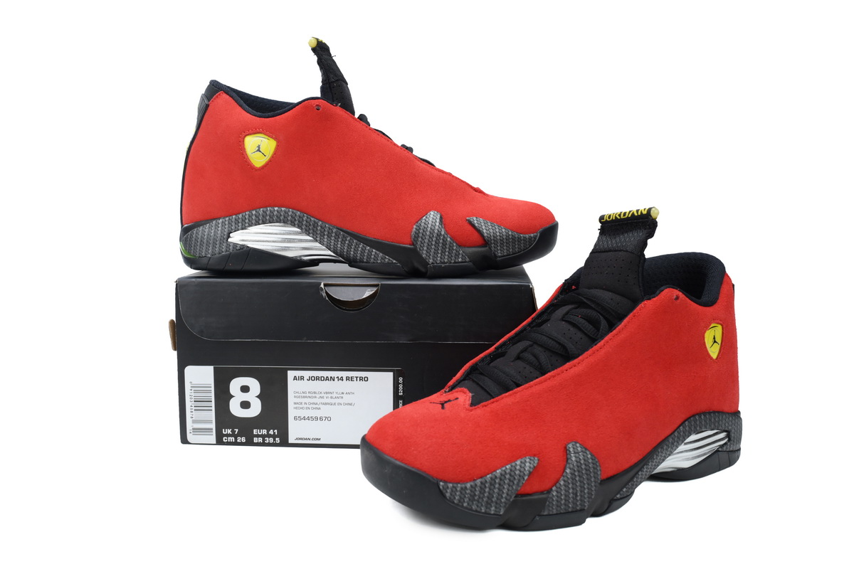 Jordan 14 Retro Ferrari 654459-670