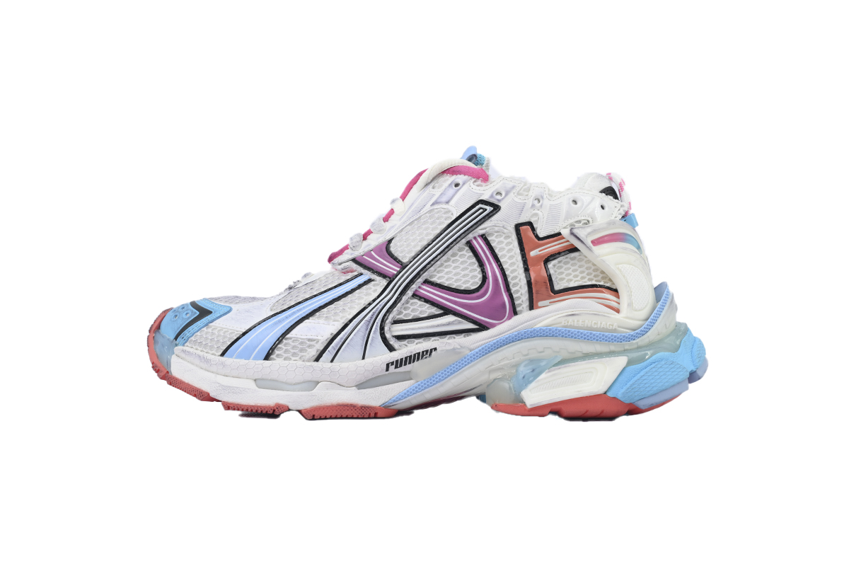 Balenciaga Runner Sneaker Grey Multi 772767 W3RMU 9458