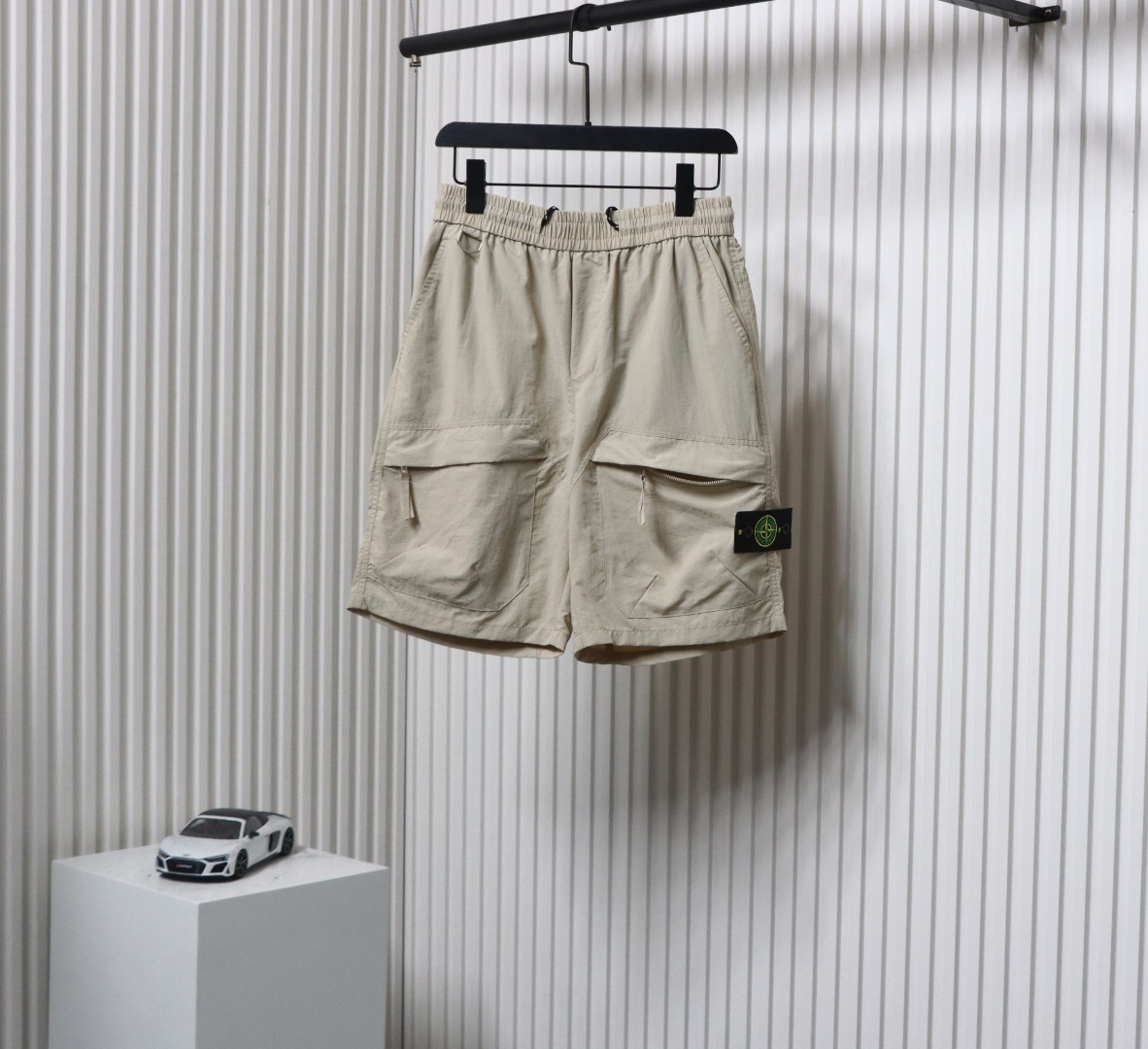 Stone Island Logo Polo Shorts