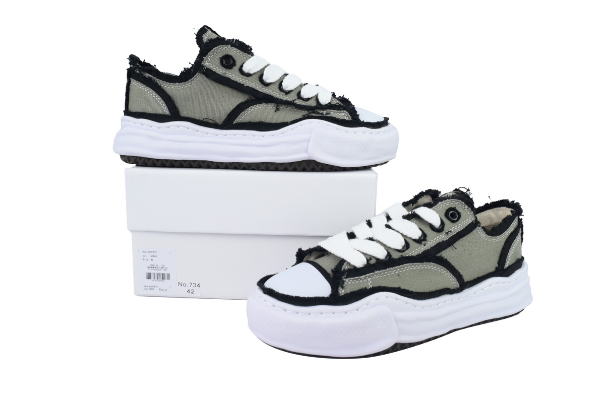 Maison Mihara Yasuhiro Peterson Low Snkeaer Blackish Green