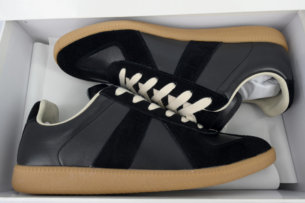 Maison Margiela Replica German Army Trainer (GATs) Black Gum
