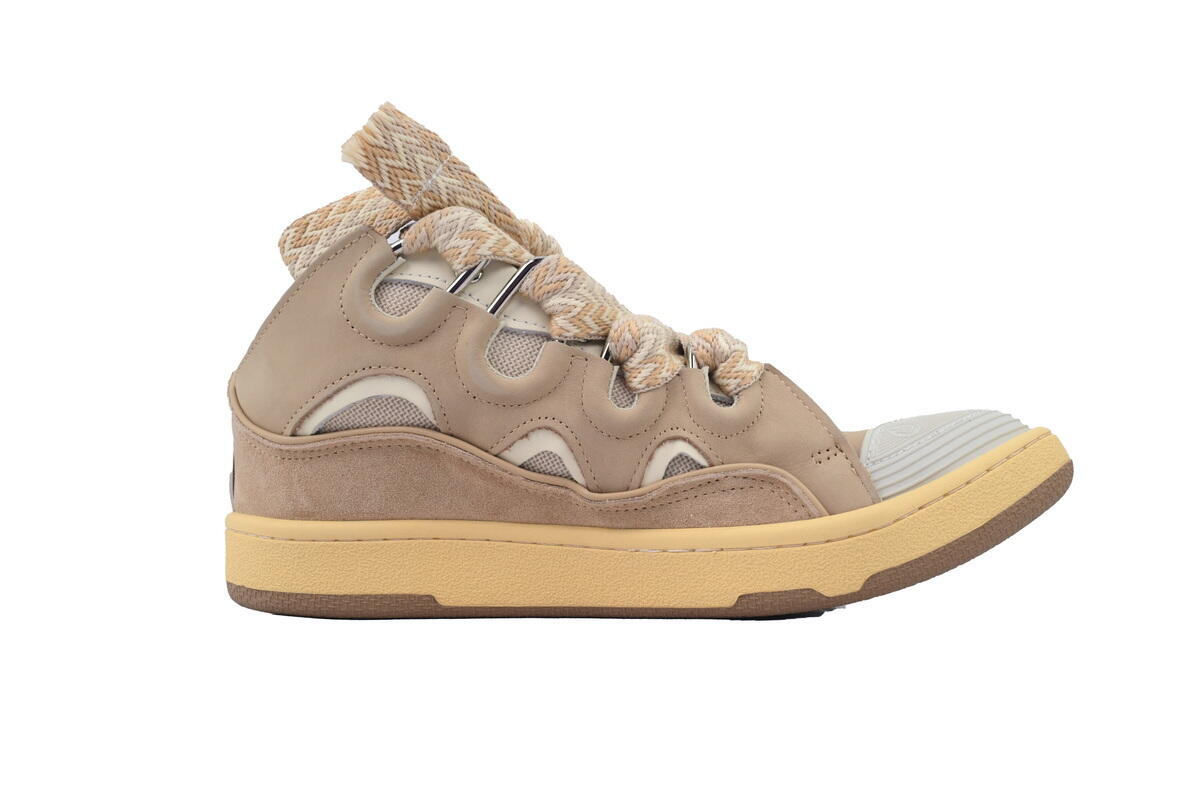 Lanvin Curb Sneakers Nude