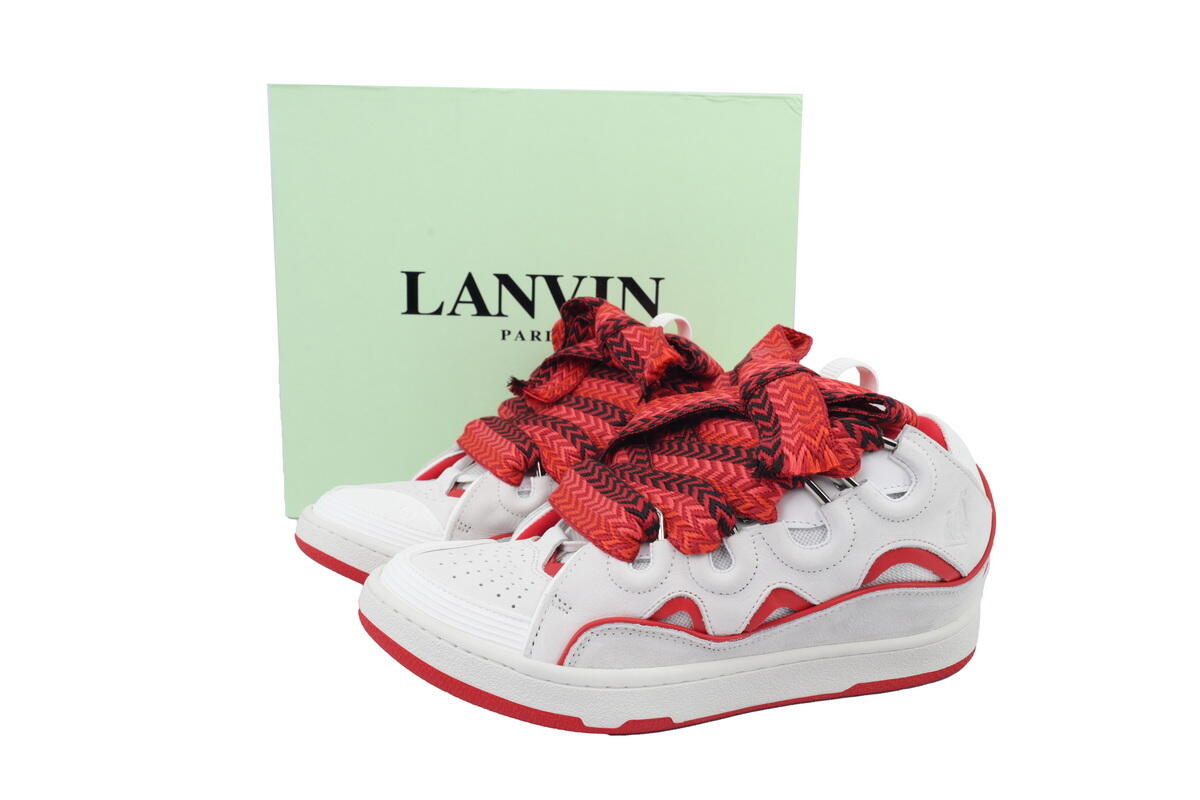 Lanvin Curb Sneakers Red