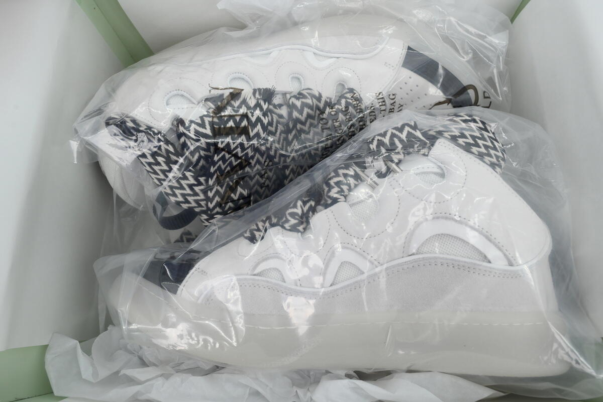 Lanvin Curb Sneakers White Transparent