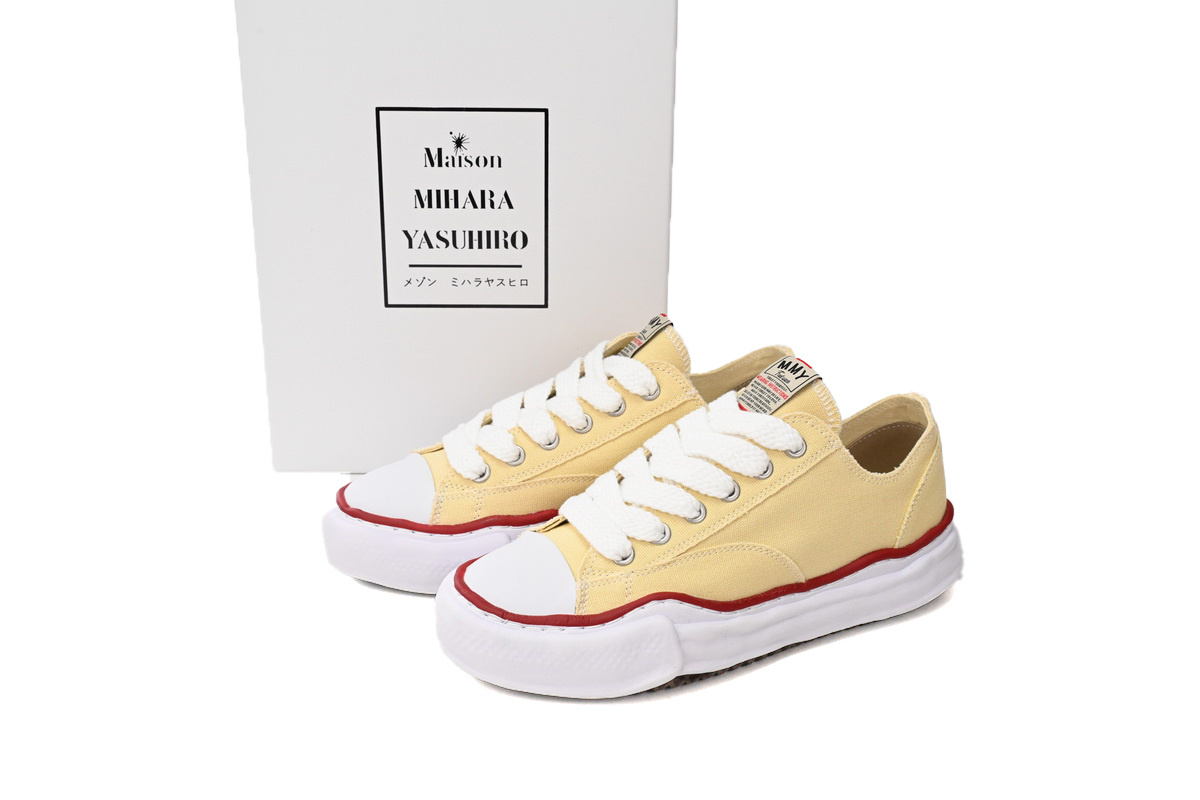 Maison Mihara Yasuhiro Peterson OG Sole Canvas Low Natural