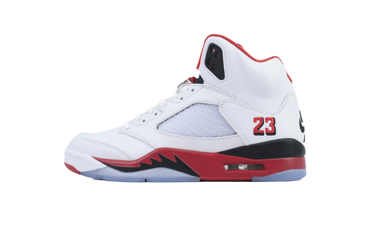 Jordan 5 Retro Fire Red Black Tongue 2025 HQ7978-101