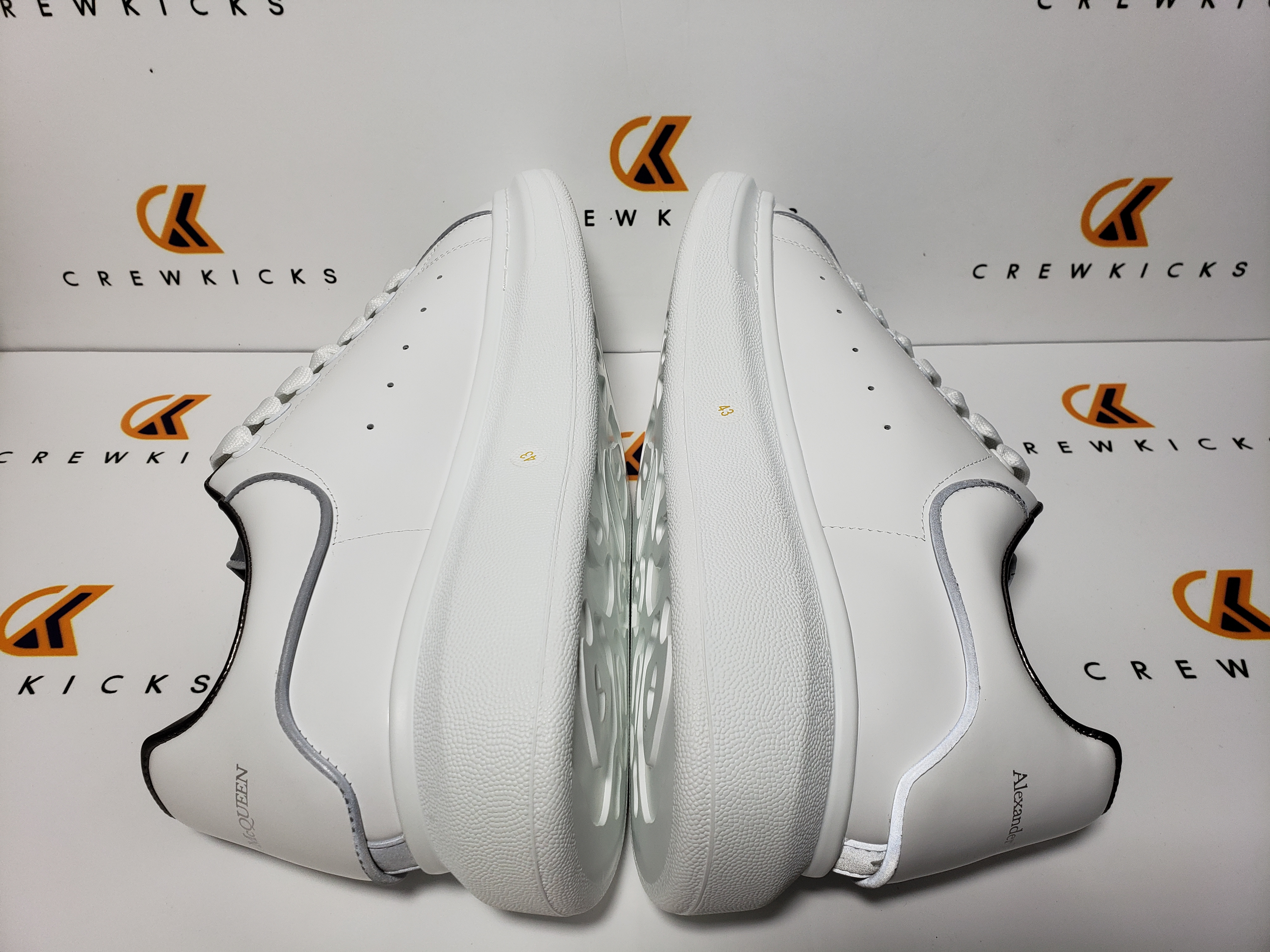Alexander McQueen Black White Outline