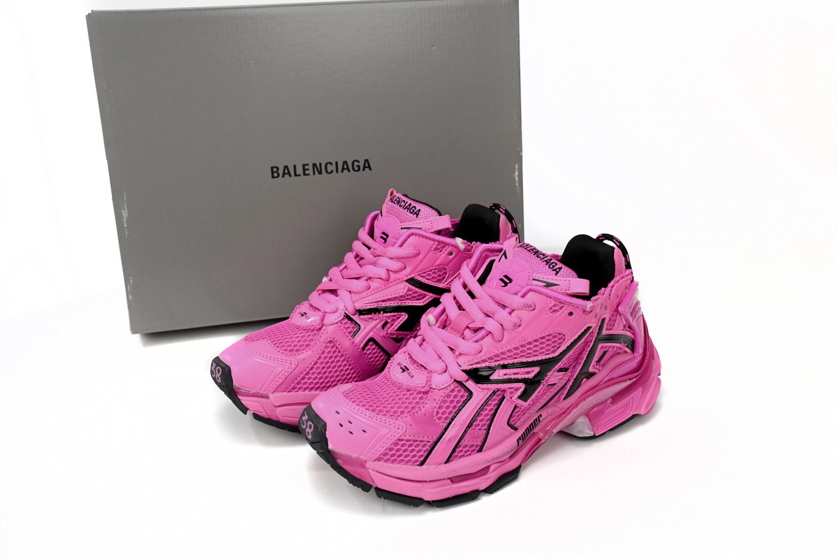 Balenciaga Runner Sneaker Dark Pink 677402 W3RB2 5510