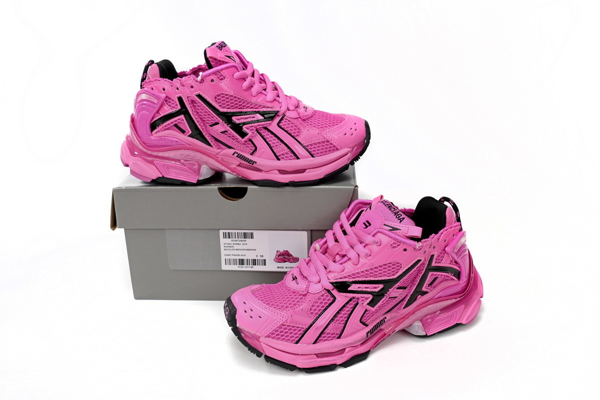 Balenciaga Runner Sneaker Dark Pink 677402 W3RB2 5510
